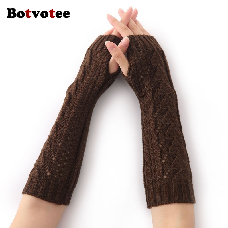 Botvotee for Women Winter Knit - Fingerless Glove Knit recension och pris