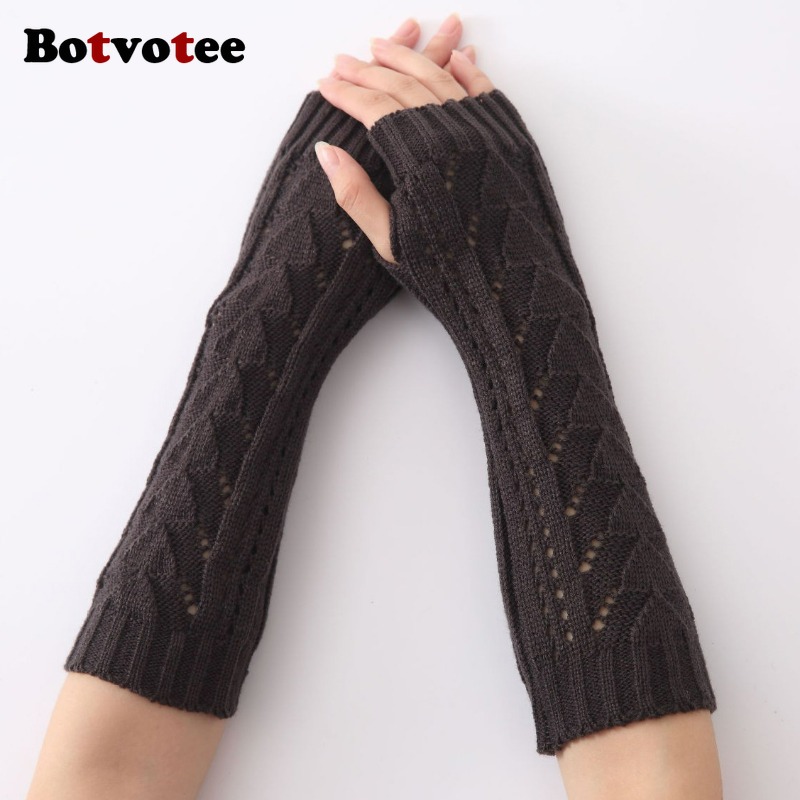 Botvotee for Women Winter Knit - Fingerless Glove Knit recension och pris