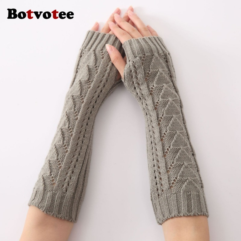 Botvotee for Women Winter Knit - Fingerless Glove Knit recension och pris