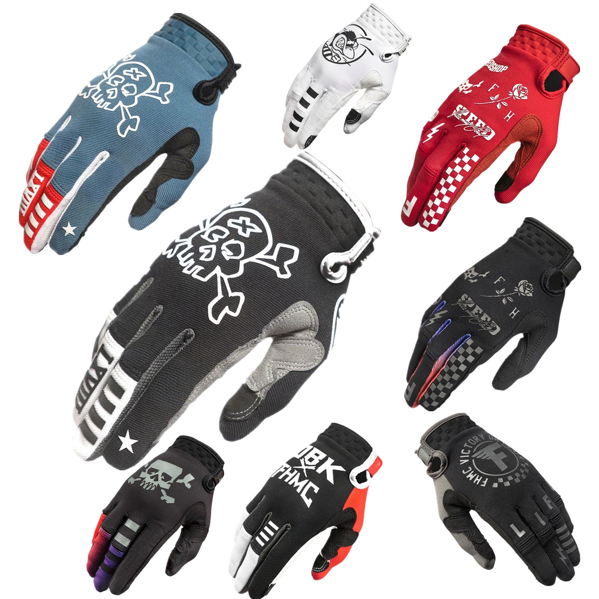 FH MX Gloves Touch Screen Moto - Cycling Glove Padded recension och pris