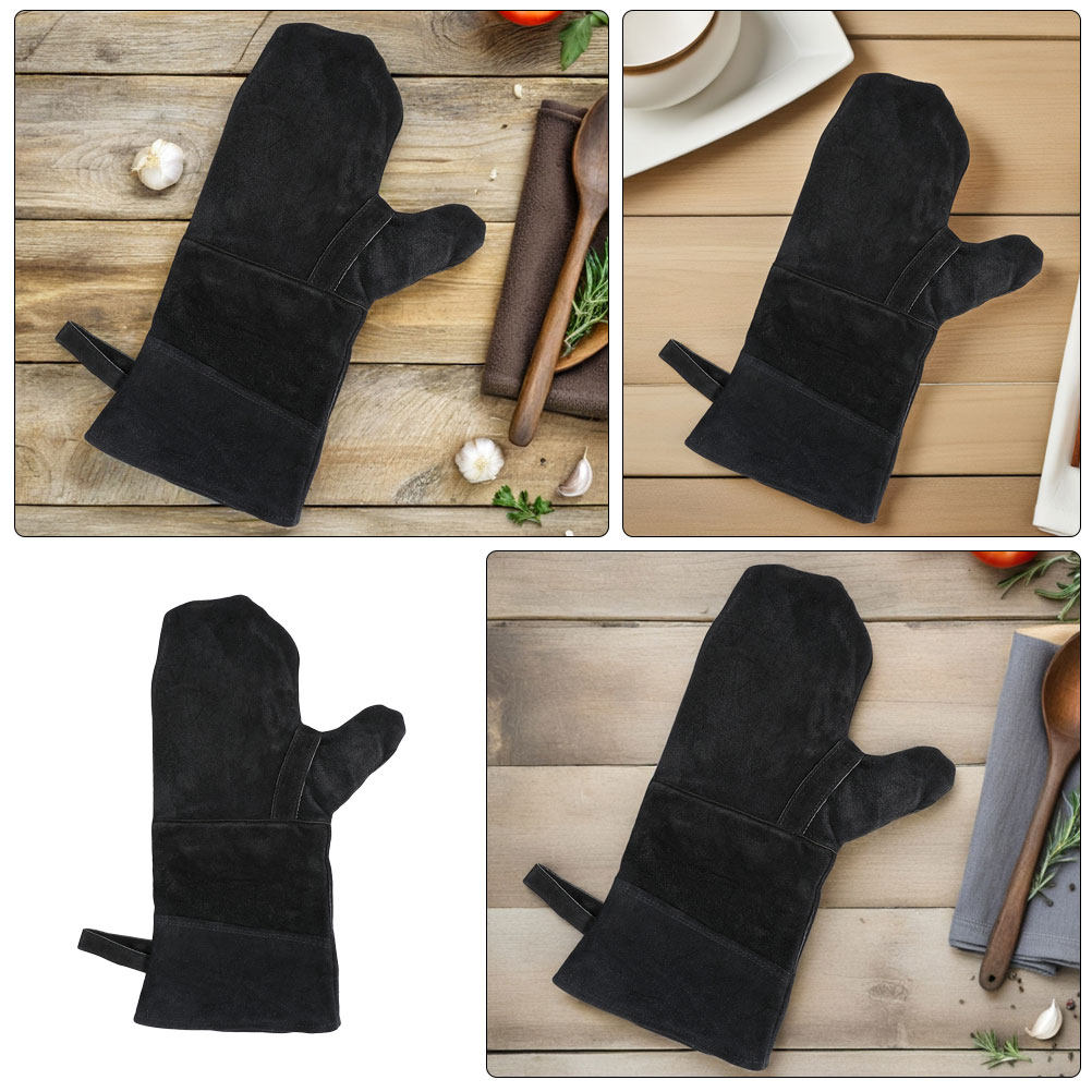 3Pcs Heat Resistant Black Oven - Heat Resistant Glove recension och pris