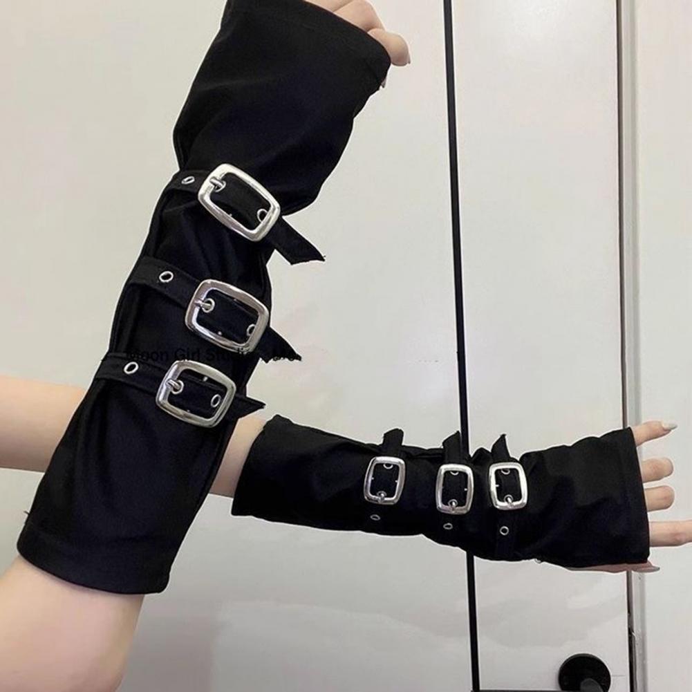 Goth Arm Warmers Fingerless Gl - Fingerless Glove Knit recension och pris