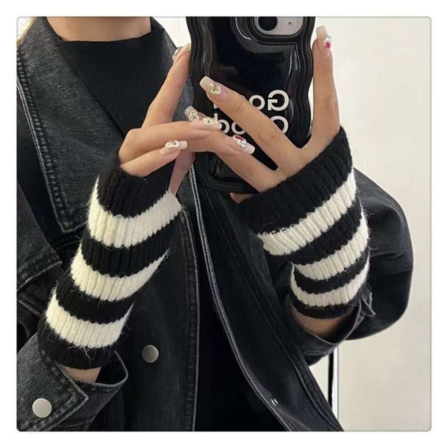 Y2k Accessories Cold Resistanc - Fingerless Glove Knit recension och pris