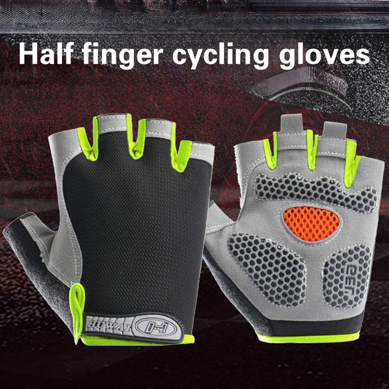 Unisex Half Finger Cycling Glo - Cycling Glove Padded recension och pris