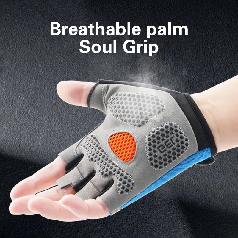 Unisex Half Finger Cycling Glo - Cycling Glove Padded recension och pris