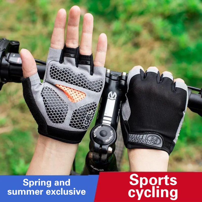 Unisex Half Finger Cycling Glo - Cycling Glove Padded recension och pris